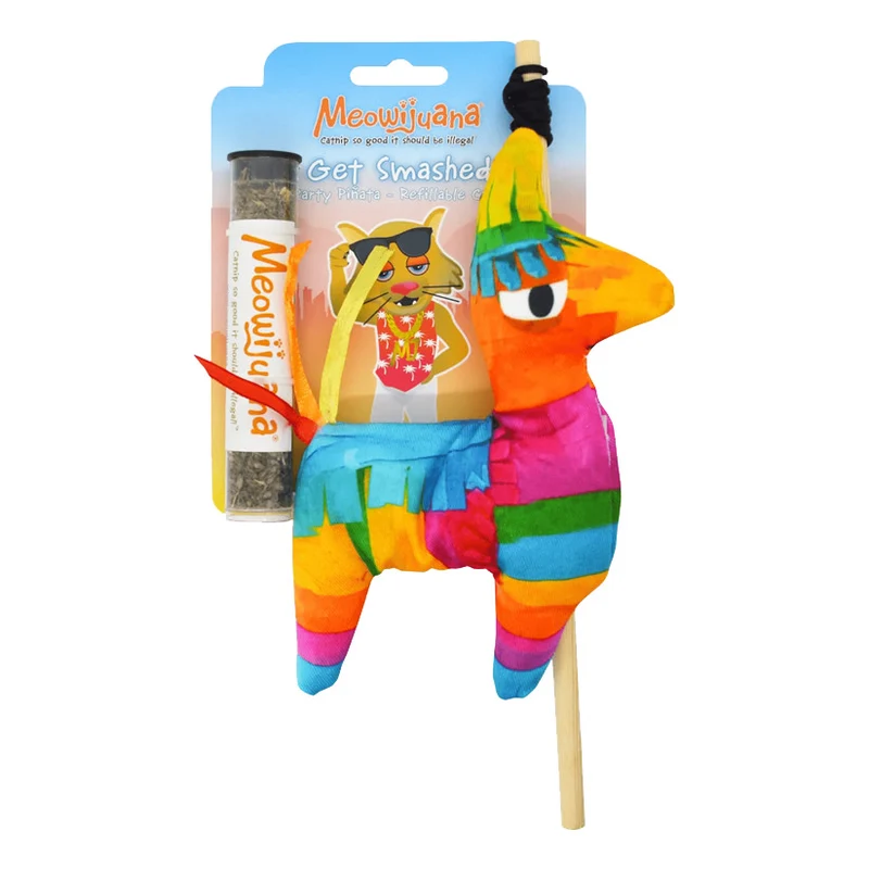 Meowijuana - Jouet - Herbe à chat - Pinata - Chat