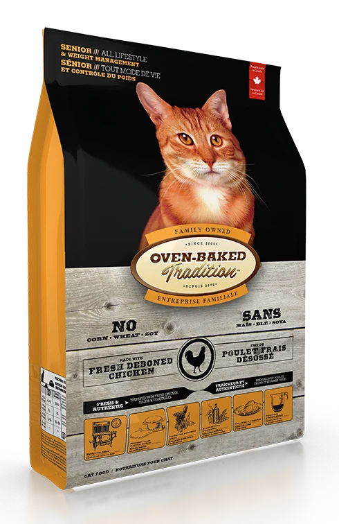Oven Baked - Poulet - Sénior ou Contrôle de poids - Chat