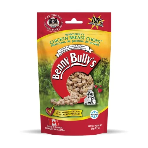 Benny Bully's Gâteries pour chat - Morceaux de poitrine de poulet - 20 gr