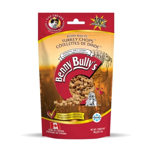 Benny Bully's Gâteries pour chat - Côtelettes de dinde - 20 gr