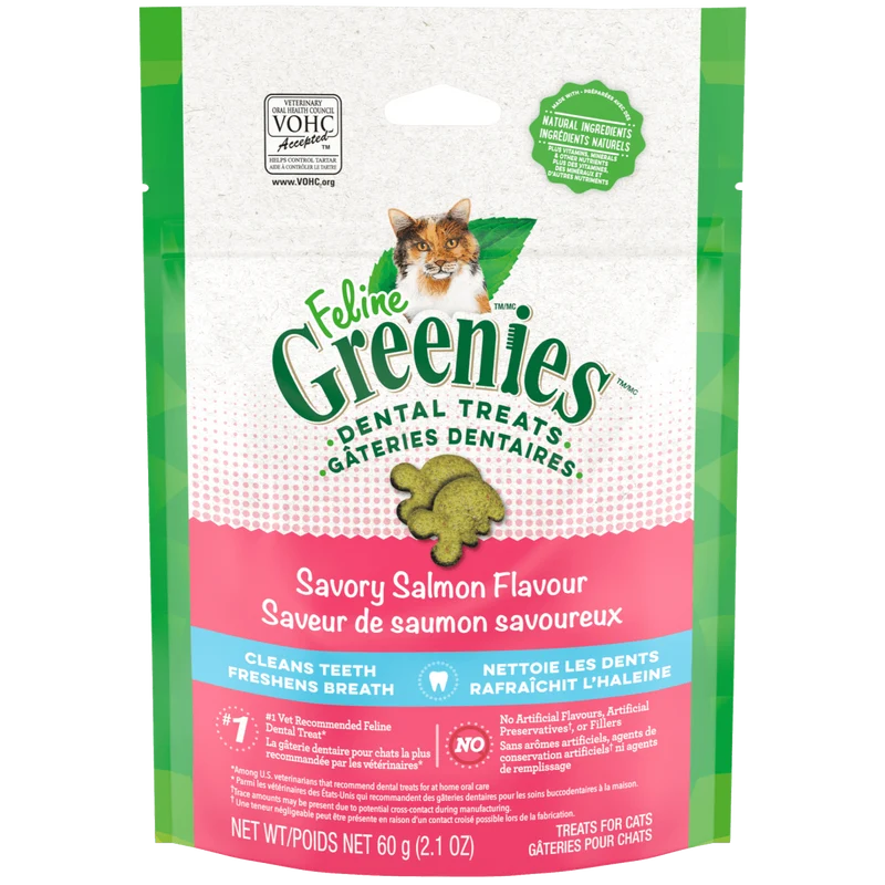 Greenies - Gâterie Dentaire - Chat - Saumon