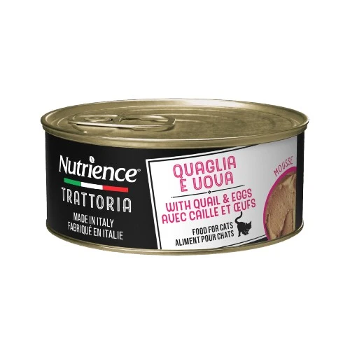 Conserve pour chat Nutrience Trattoria 85 gr - Mousse aux caille avec oeufs