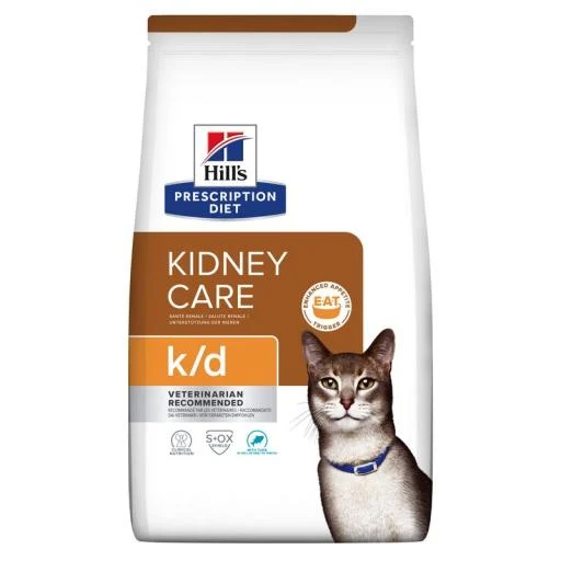 Hill's Prescription Diet Kidney Care k/d au thon - croquettes chat