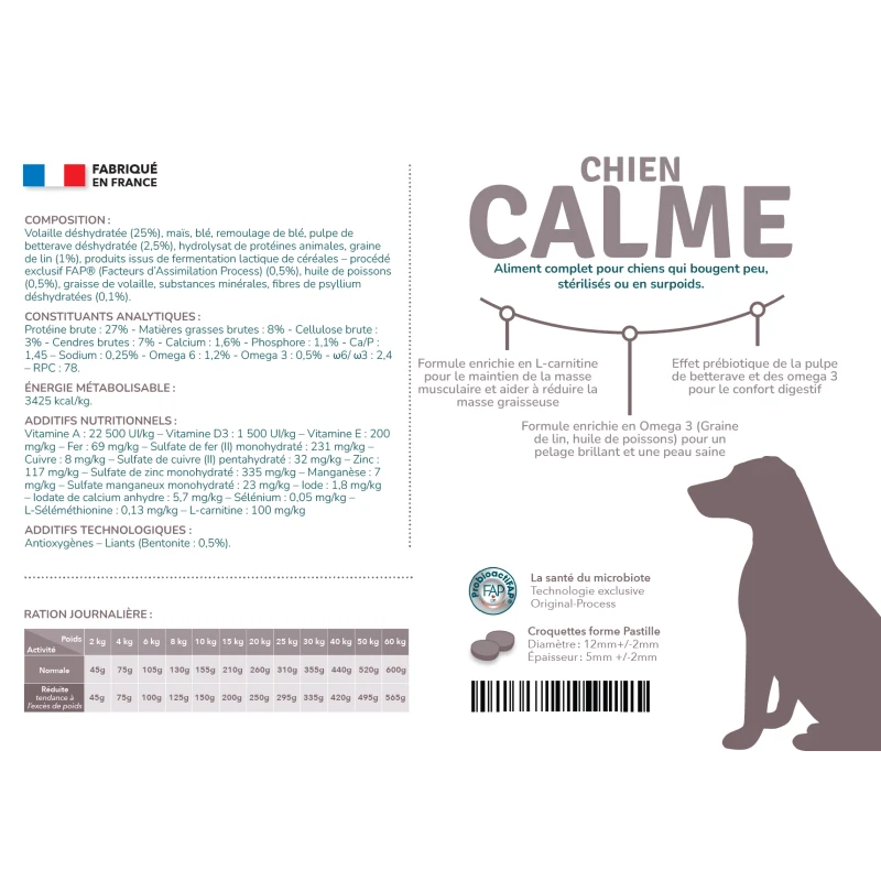 Preference Chien Calme