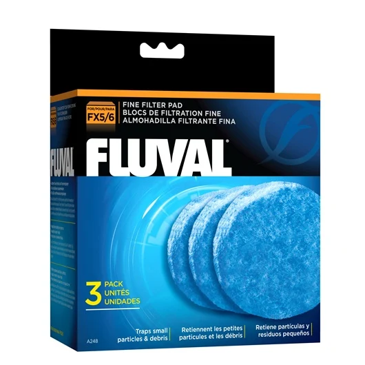 Fluval FX5 Fine Filter Pad, 3 Pack