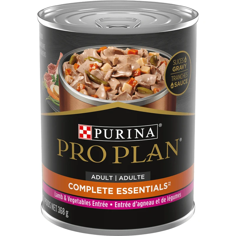 Conserve Entrée d'Agneau & Légumes Tranchés en Sauce pour Chiens Adultes