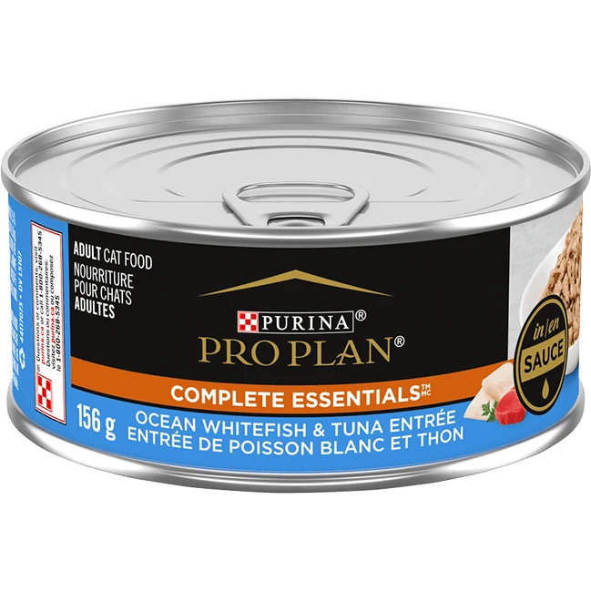 Conserve Entrée de Poisson Blanc & Thon en Sauce pour Chats Adultes