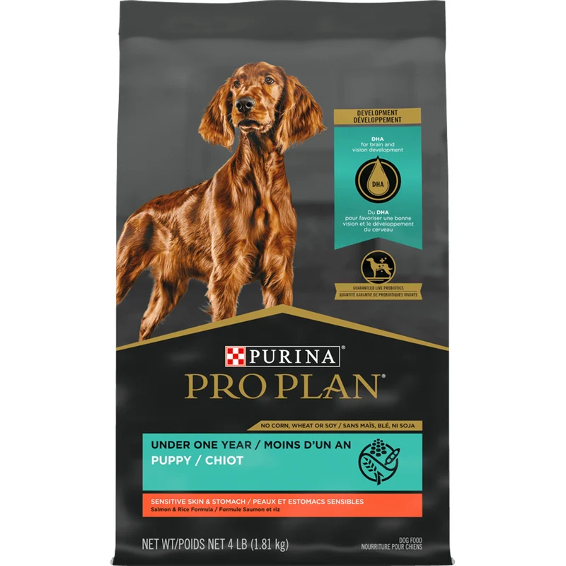 Nourriture Peaux et Estomacs Sensibles Saumon & Riz pour Chiots Toutes Races