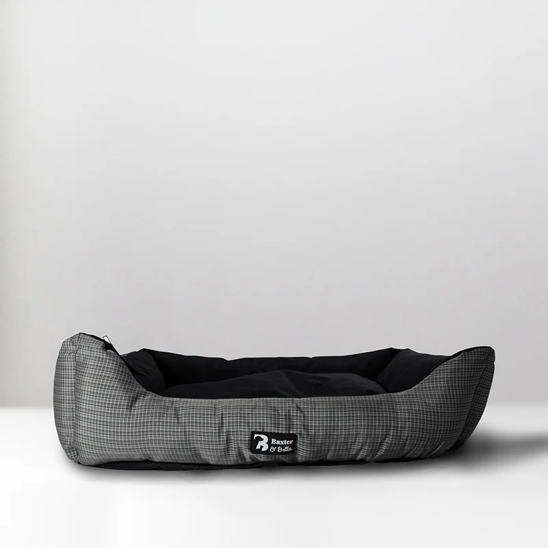 Coussin Corbeille Gris Baxter&Bella