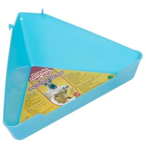 Living World Corner Toilet, Large, Aqua