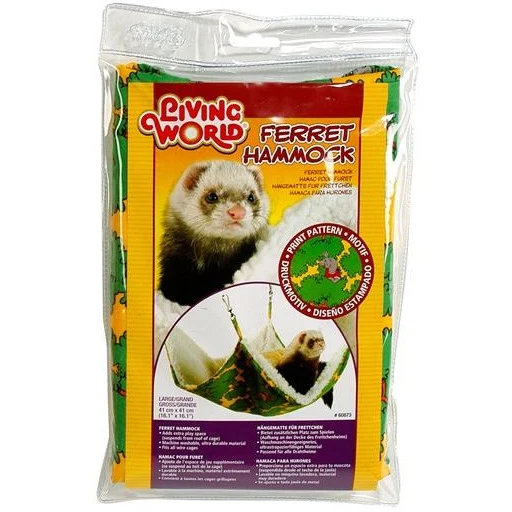 Living World Ferret Hammock (Green, Large, 41 cm)