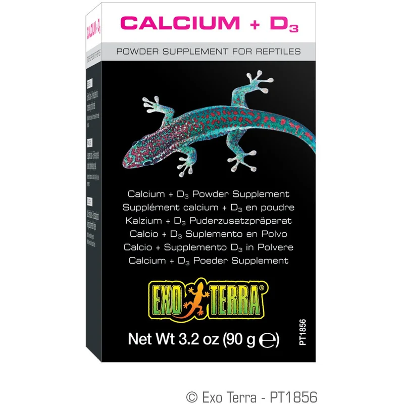 Exo Terra Calcium & Vitamin D3 Supplement, 90g
