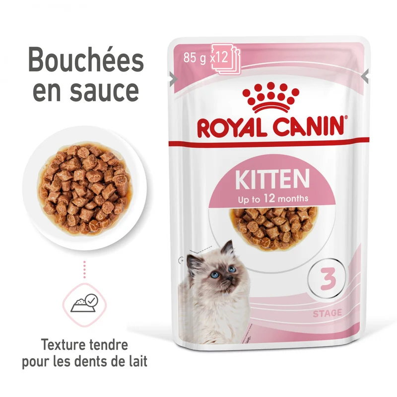 Royal Canin Kitten sauce - pâtée chaton