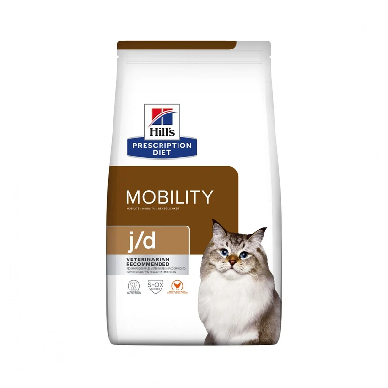 Hill's Prescription Diet j/d Mobility au poulet - croquettes chat