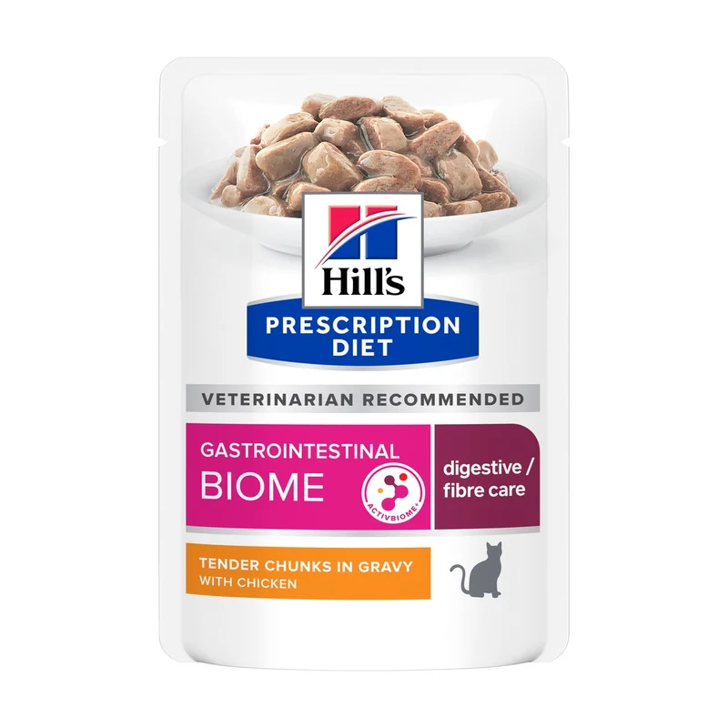 Hill's Prescription Diet Gastrointestinal Biome en sachet au poulet - pâtée chat