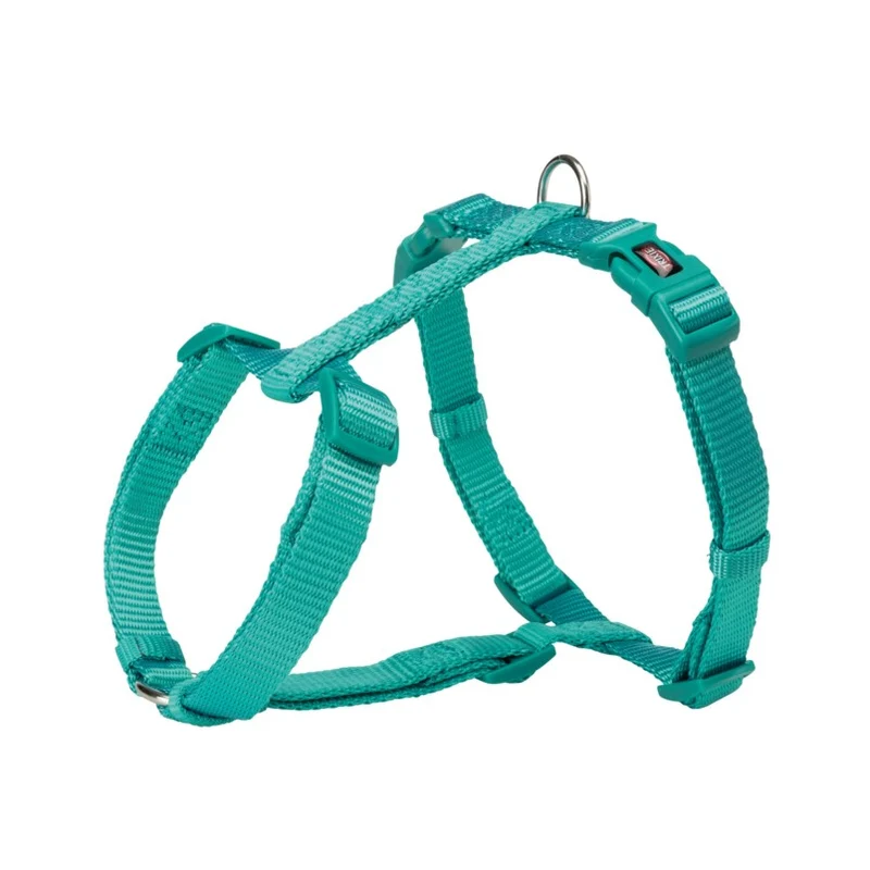 Harnais Premium bleu turquoise chien
