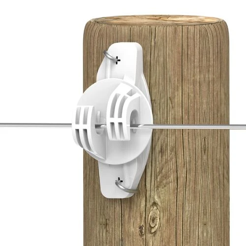 Isolateur de griffe à mâchoire large pour poteau en bois