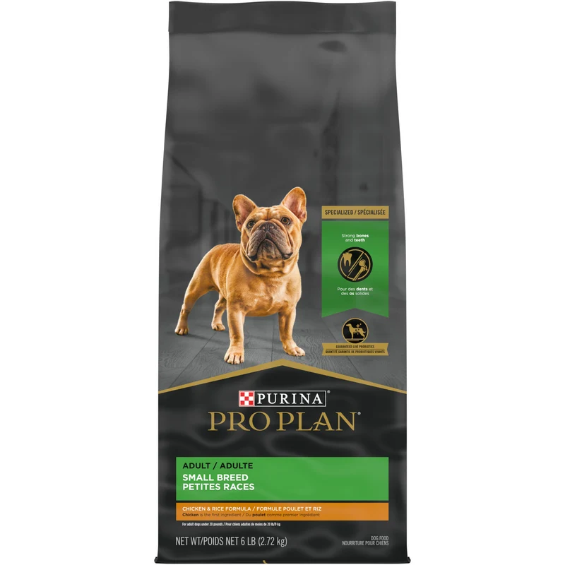 Nourriture au Poulet & Riz pour Chiens Adultes de Petites Races