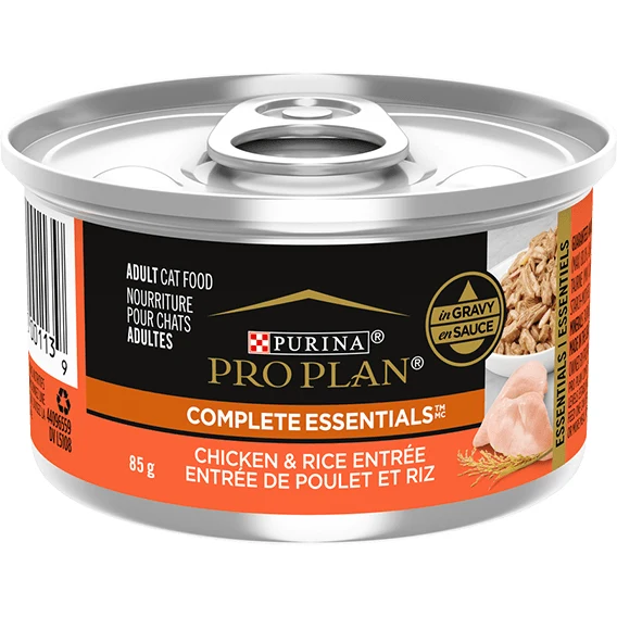 Conserve Entrée de Poulet & Riz en Sauce pour Chats Adultes