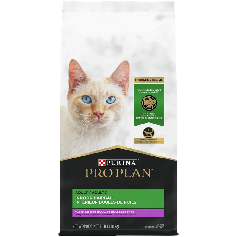 Nourriture Boules de Poils à la Dinde & Riz pour Chats d'Intérieur