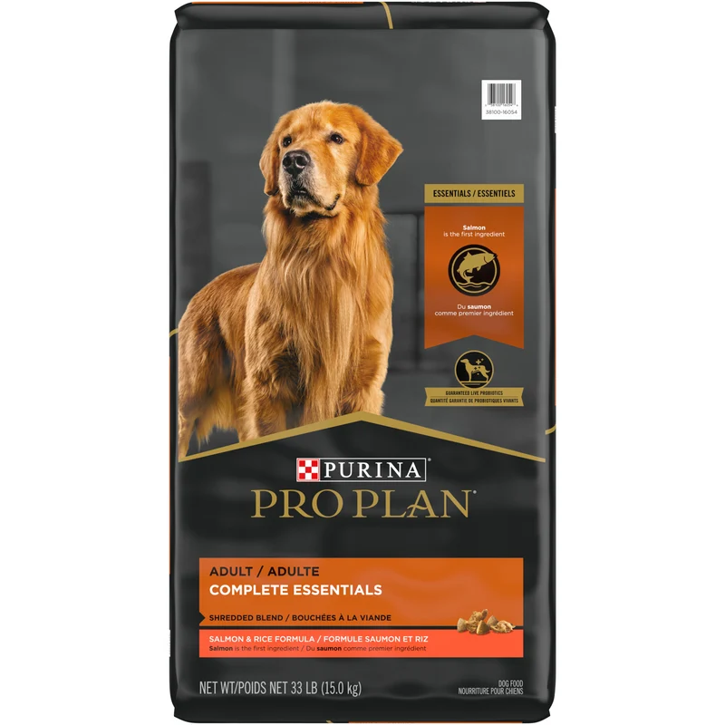 Nourriture au Saumon & Riz avec Bouchées à la Viande pour Chiens Adultes de Toutes Races