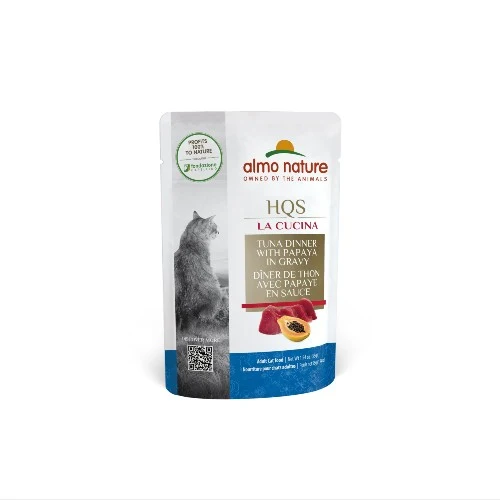 Almo Nature HQS La Cucina pochette chat - Thon et papaye en sauce 55 gr