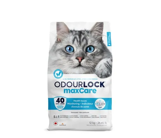 Intersand - OdourLock - Non Parfumé - Litière Agglomérante - Maxcare 12kg