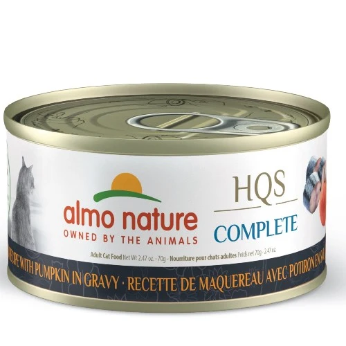 Almo Nature HQS Complete Chat - Maquereau avec potiron en sauce 70 gr