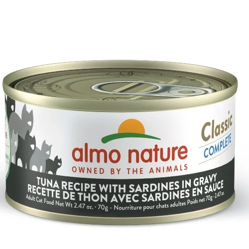 Almo Classic Complete Chat - Thon avec sardines en sauce 70 gr