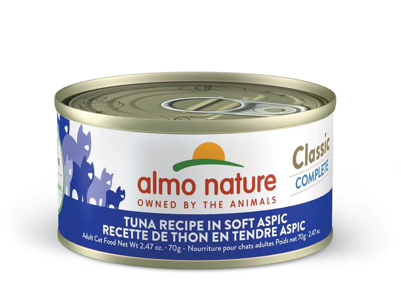 Almo Nature - Conserve Chat - Classic Complete - Thon en tendre aspic - 70gr