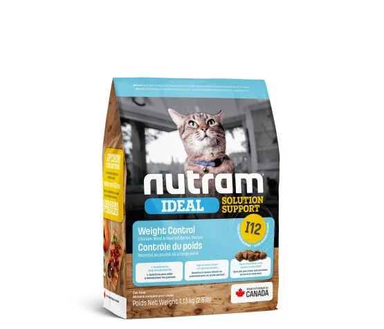Nutram - Ideal - I12 - Contrôle du Poids - Poulet et Orge - Chat