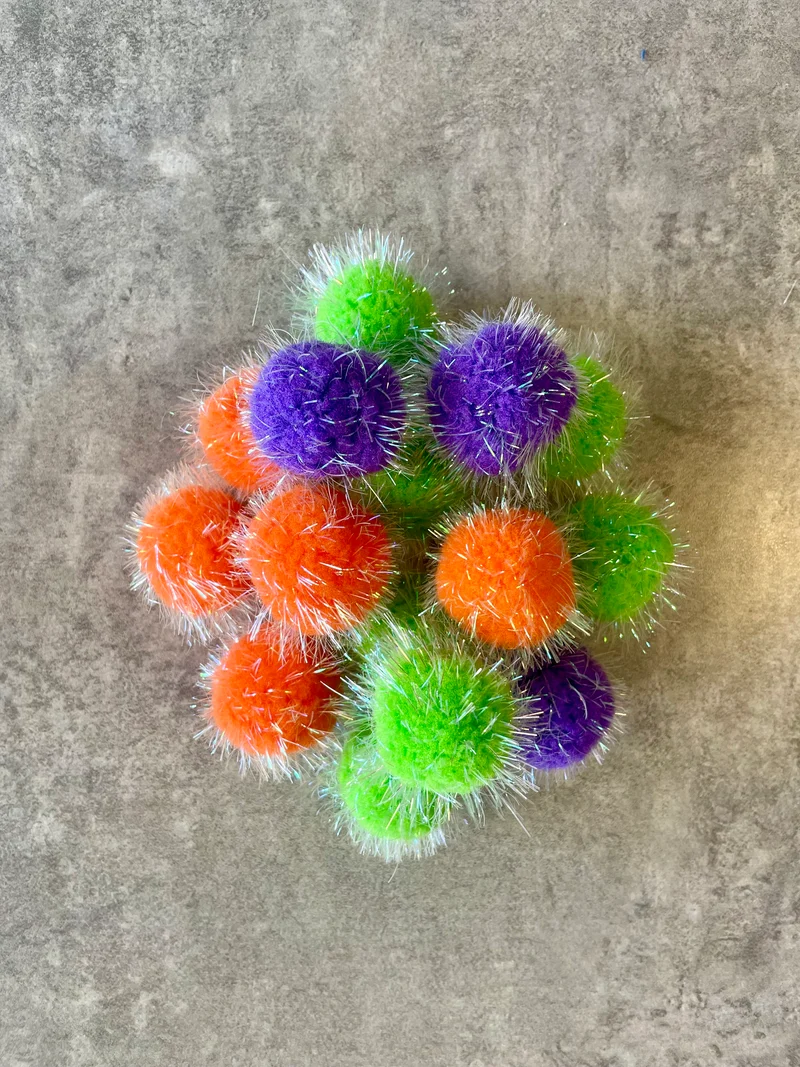 BUD'Z - Pompons Colorés - Jouet - Chat