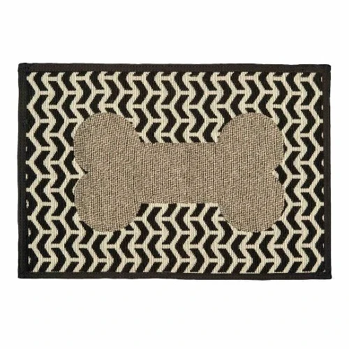 Loving Pets Bella - Tapis avec motif d'os brun