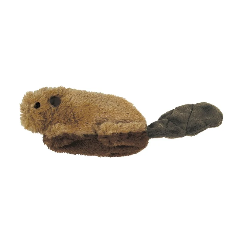 KONG - Jouet Castor avec Herbe à Chat (Catnip) pour Chat