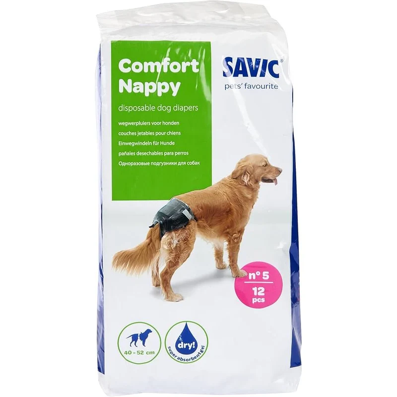 Comfort Nappy - Couches Jetables pour Femelles