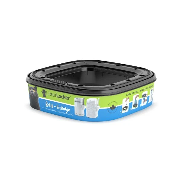 Cassette de Sacs de Recharges pour Poubelle LitterLocker Design Plus