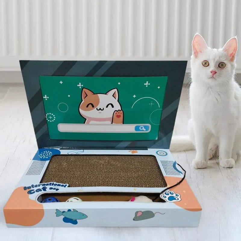 Griffoir carton pour chat - CatBook