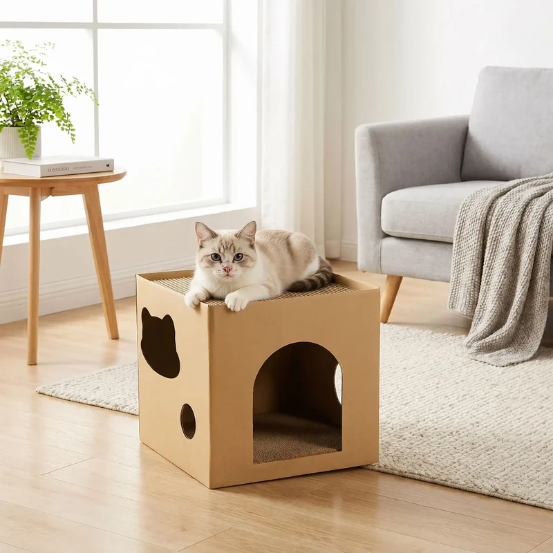 Griffoir carton pour chat - CatBox