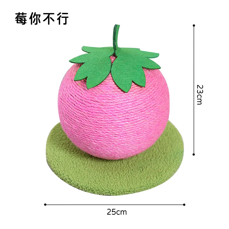 CatFruit Sisal-Frucht-Katzenball