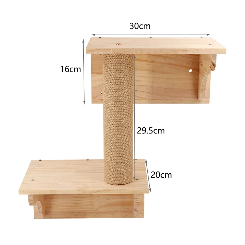 Katzenhaus aus Holz zur Wandmontage - MaisonPerchée