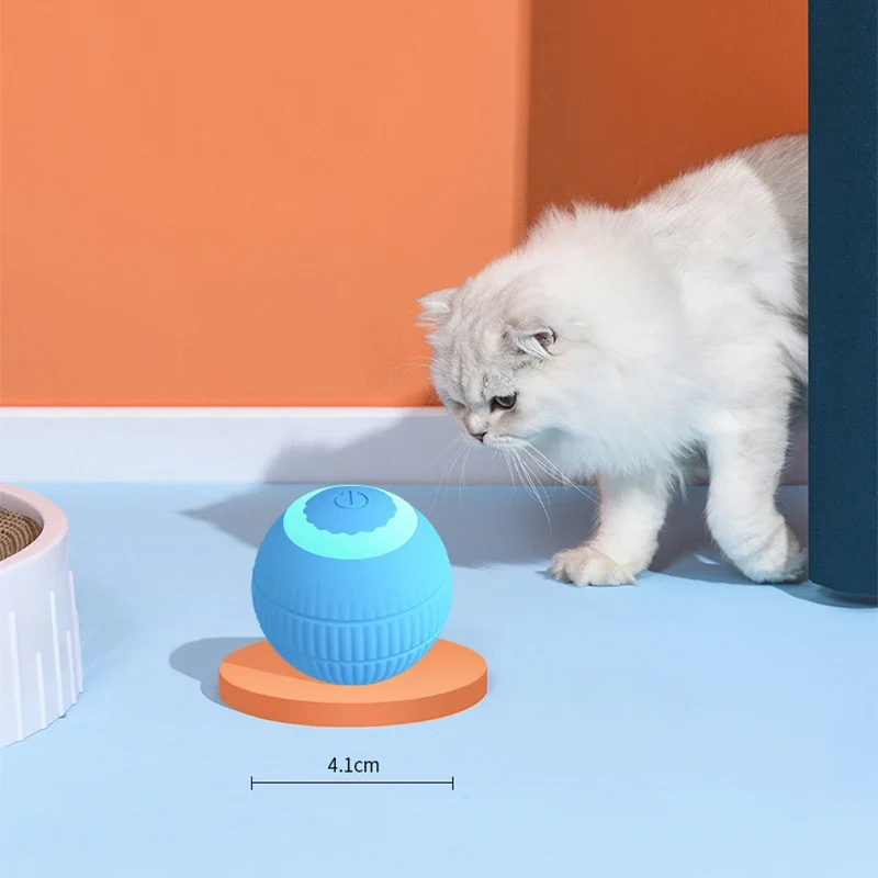 Balle roulante électrique pour chat