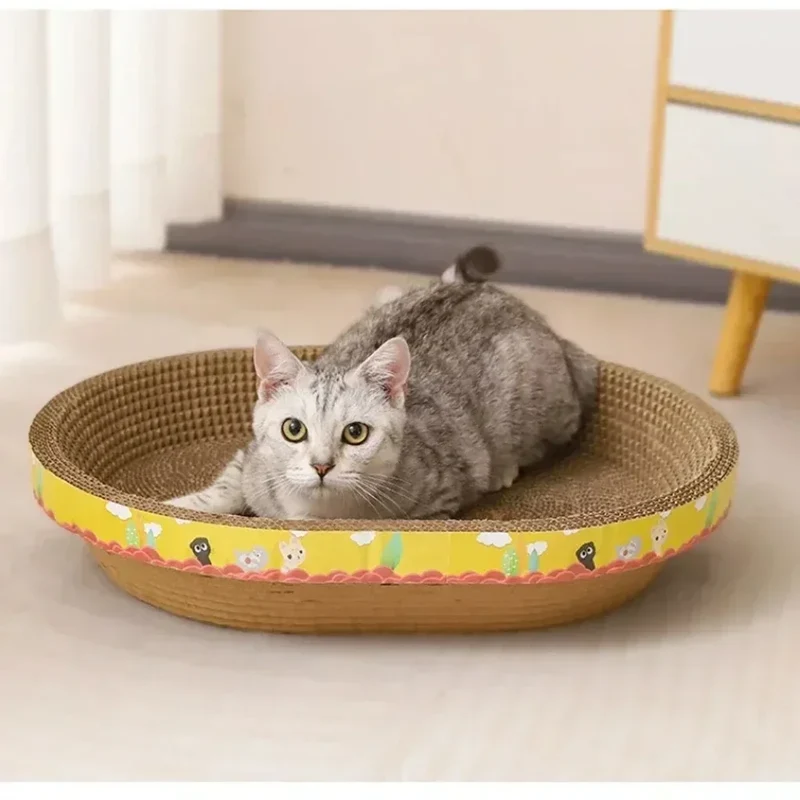 Griffoir en carton ondulé pour chat