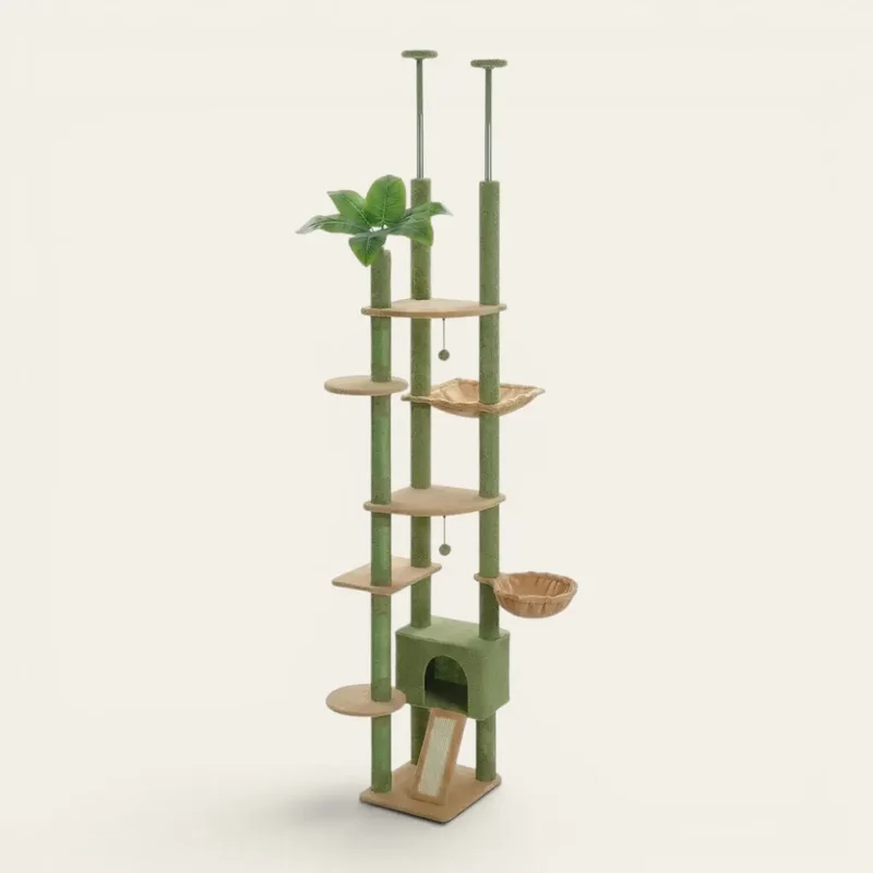 Arbre à chat du sol au plafond – Du sol au plafond, zéro espace perdu