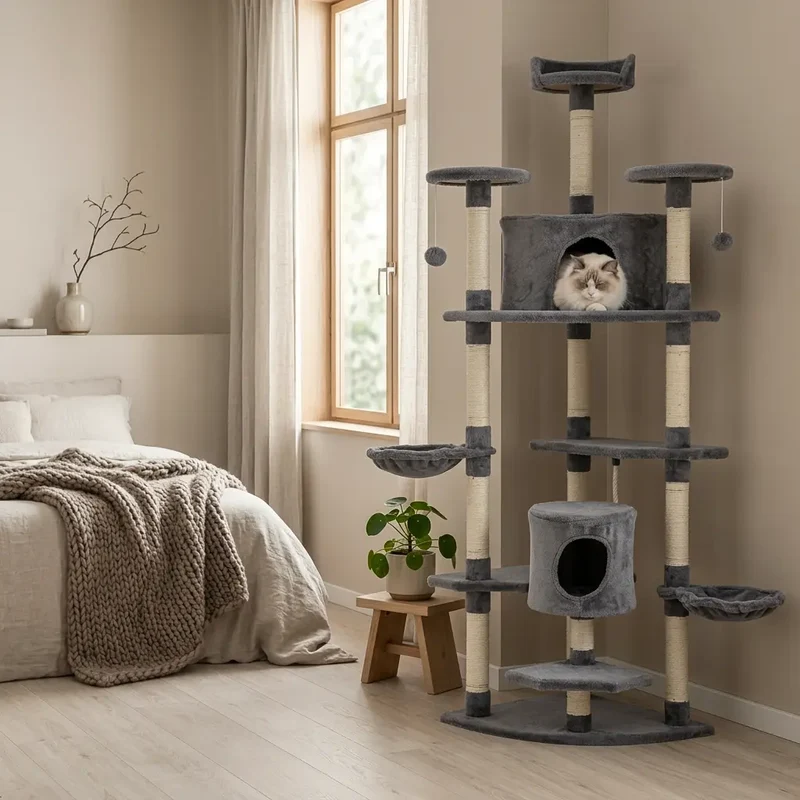 Arbre à chat géant XXL – Imposant, stable, difficile à ignorer