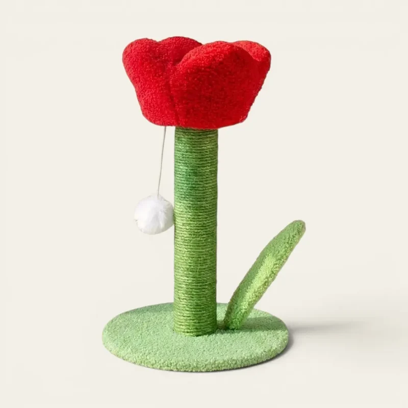 Arbre à chat design fleurs – Quand le floral rime avec fonctionnel