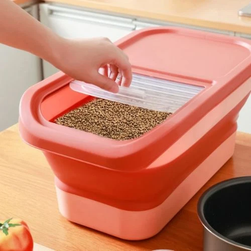 conteneur à croquettes pliable