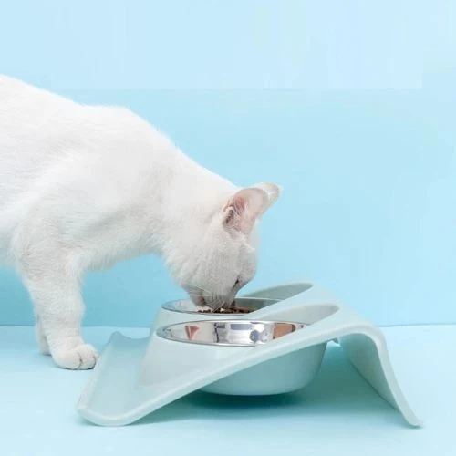 double gamelle chat | ANTI RENVERSEMENT