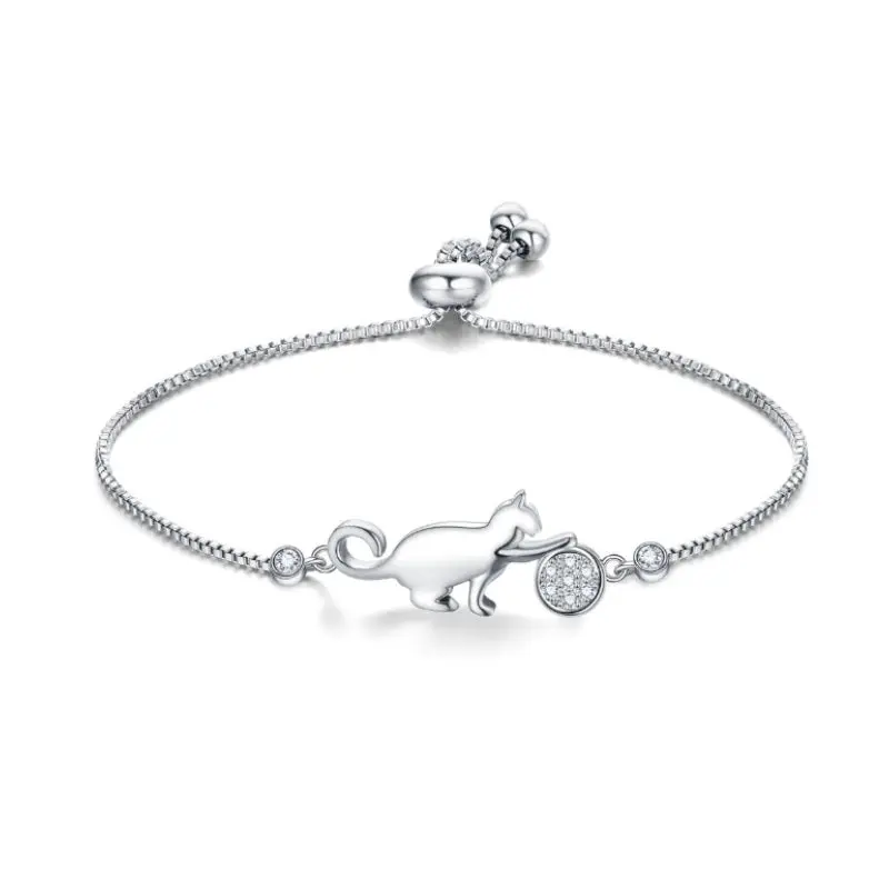 Bracelet Chat Ajustable