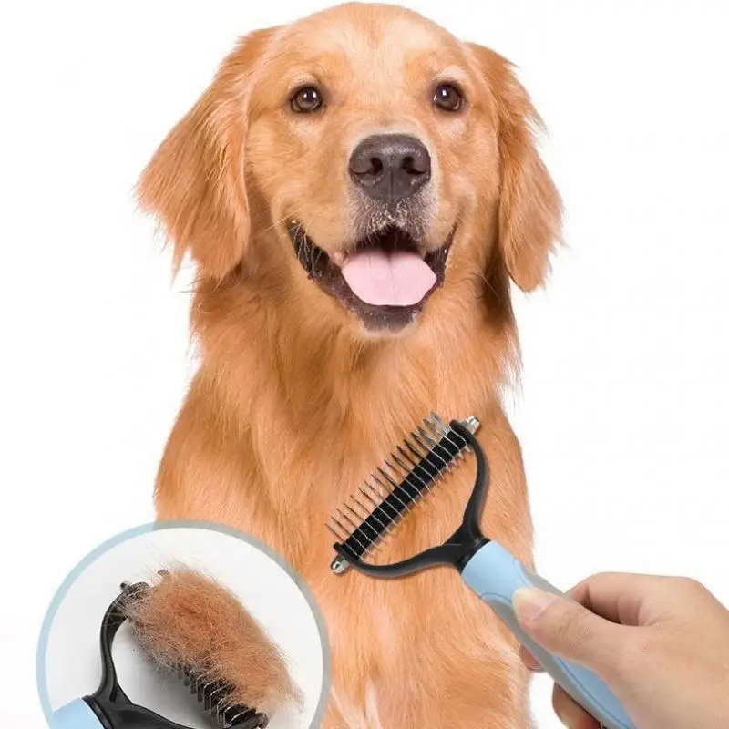 Peigne démêloir à lames pour chien et chat