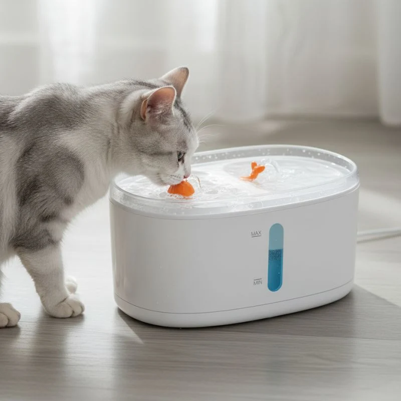 FONTAINE A EAU CHAT AVEC FILTRE - BALEINE